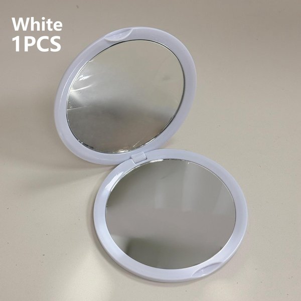 Dwustronne RęCzne Lusterko PowięKszająCe (10X/40X/50X) - PrzenośNe Lustro HD Do MakijażU I Wyciskania WypryskóW 30X Foldable Mirror-image
