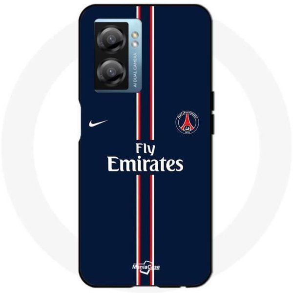 Funda - Maniacase - Oppo A77 5G - Negra - Paris Saint Germain - Flexible-image