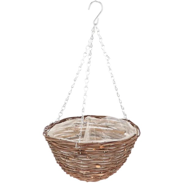WisząCy Kosz Na Kwiaty Z Wikliny 25 Cm-image