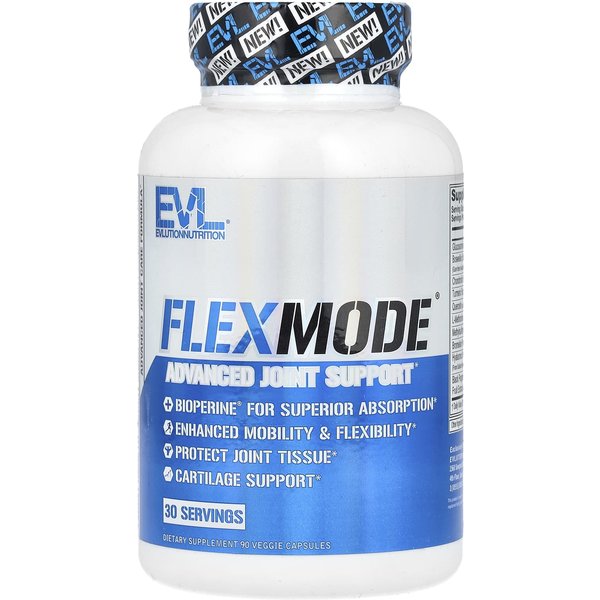 EVLution Nutrition, Flexmode®, Soporte Avanzado Para Las Articulaciones, 90 CáPsulas Vegetarianas-image
