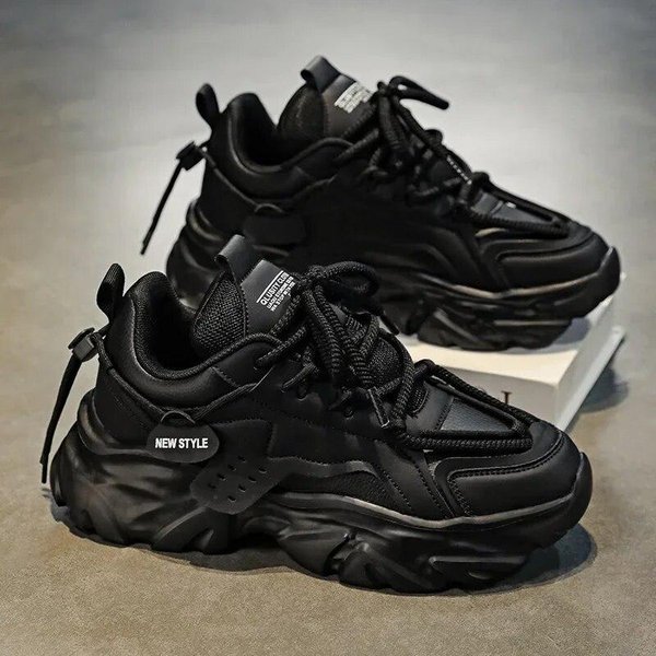Zapatillas Deportivas Blancas A La Moda Para Hombre, Zapatos Informales Con Cordones Para Hombre, Zapatos Ligeros Vulcanizados, Zapatillas Para Caminar Para Hombre 43-image