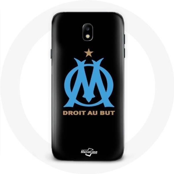 Funda - Maniacase - Samsung Galaxy J7 2017 - Olympique De Marsella - Negra - Flexible Negro-image