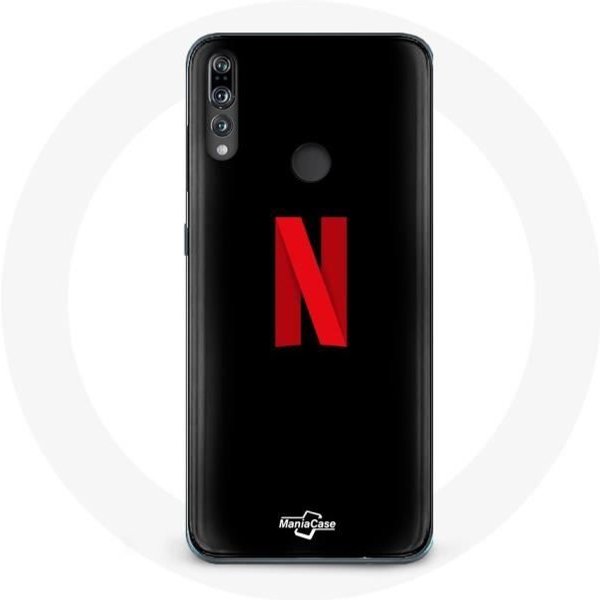 Funda - Huawei - P30 Lite - Logo Netflix - Flexible - ProteccióN Negro-image