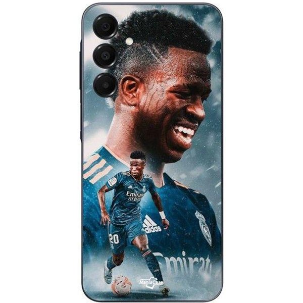Etui - Maniacase - Samsung Galaxy A16 - Vinicius JR - Niebieski - MięKkie - Silikonowe-image