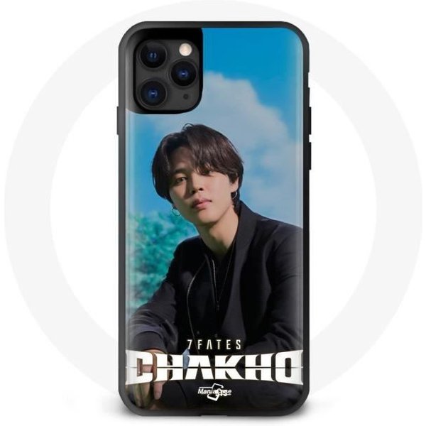 Funda Para Iphone 13 Pro - Maniacase - BTS Jimin Haru - Silicona Negra - Flexible - Mixta Negro-image