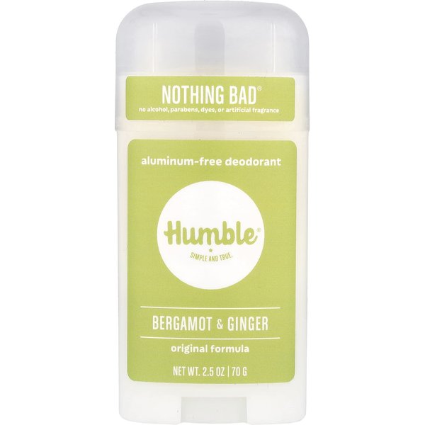 Humble Brands, Aluminum-Free Deodorant, Bergamot & Ginger, 2.5 Oz (70 G) White-image