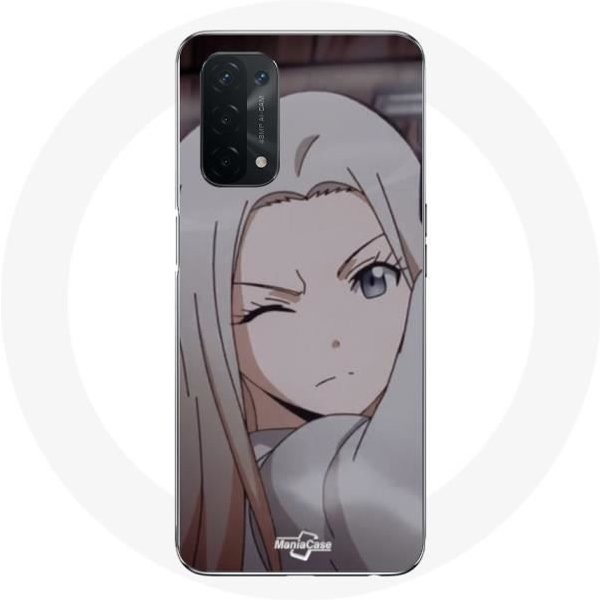 Funda Para Oppo A74 5G - Maniacase - Nakamura Rio - Flexible - Anime Assassination Classroom - Blanca-image