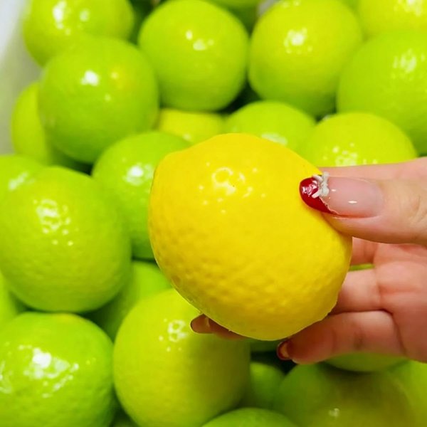 1 Szt. RęCznie Robiona ChrupiąCa Cytrynowa PiłEczka Antystresowa Do śCiskania, ZmieniająCa Kolor Mango MięKka PiłEczka Fidget, Zabawka Sensoryczna Asmr Do łAgodzenia Stresu Yellow-image