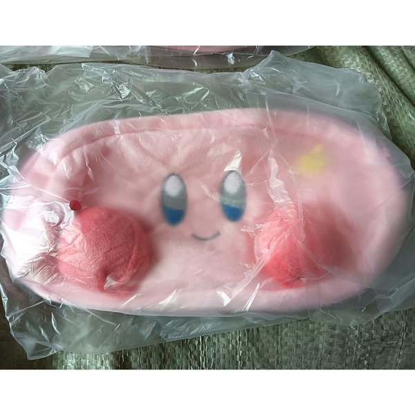 Anime Kirby Kawaii PióRnik KreskóWkowy Pluszowy Etui Na DłUgopisy PudełKo Dzieci DużA Pojemność Kosmetyczka Etui Na ArtykułY Papiernicze ArtykułY Szkolne Prezent-image