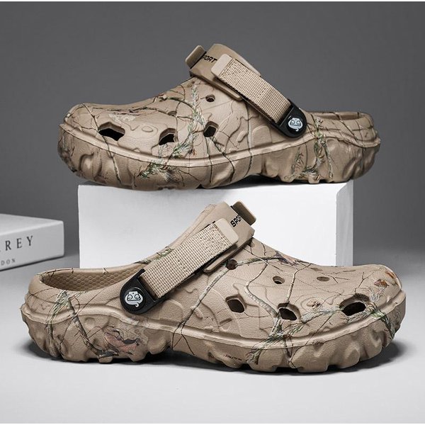 Modne MęSkie Kapcie Wygodne SandałY PlażOwe AntypośLizgowe Klapki Ogrodowe Buty Szefa Kuchni Letnie Buty Codzienne Buty PielęGniarki/Lekarza Klapki 45 White-image