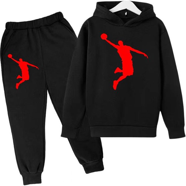 Odzież DziecięCa Bluza DziecięCa Bluza Do KoszykóWki ChłOpięCa I DziewczęCa Zestaw OdzieżY DziecięCej Wiosna Jesień 3-12 Lat 140-image