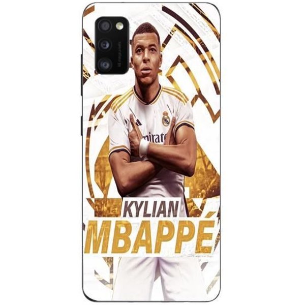Coque Maniacase Pour Samsung Galaxy A41 Kylian Mbappe Real Madrid Wallpaper Celebration-image
