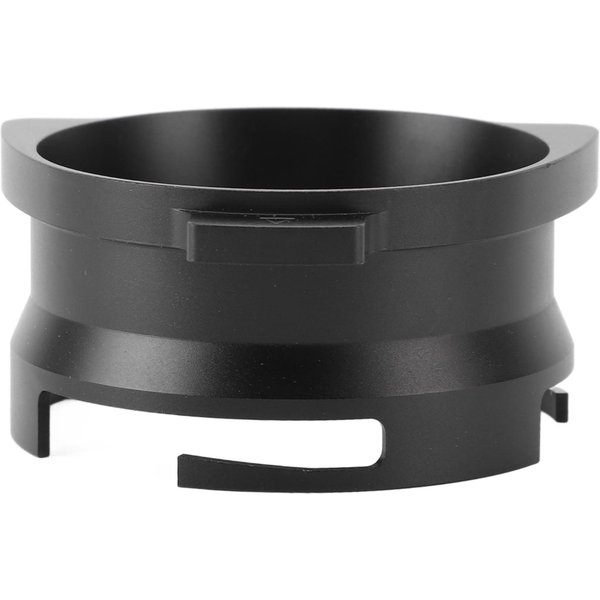 Lejek DozująCy Stop Aluminium Odporny Na Rozpryski Obrotowy PierśCień DozująCy Kawę Do Portafiltra 54 Mm Czarny Black-image