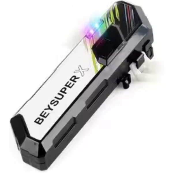 Bx Beylauncher Cuerda Lanzador De Cuerda Agarre Para Bey X Booster Accesorio De Juguete De Batalla Bey Gyro Regalo Gray-image