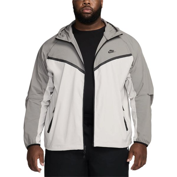 Chaqueta Tejida Nike Tech Para Hombre S Gray-image