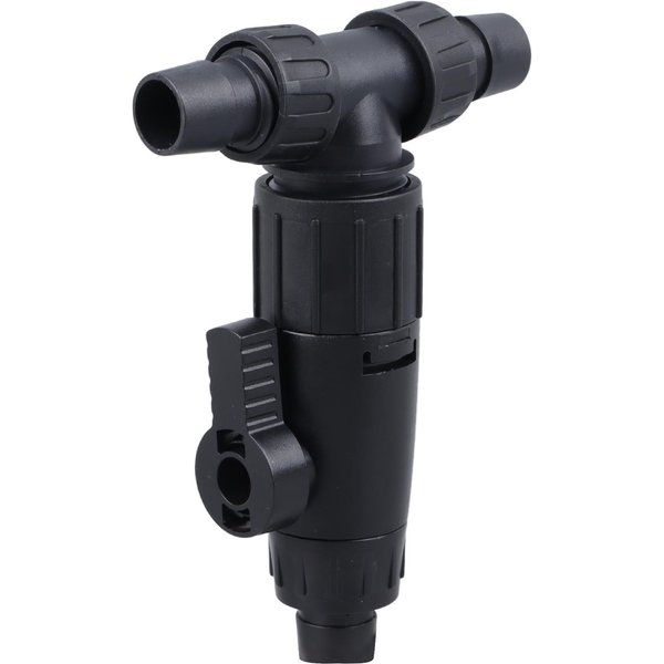 ZawóR Do Podmiany Wody W Akwarium 3-DrożNy ZawóR Kontroli PrzepłYwu Wody Kranik Do Akwarium ZłąCzki Do WężA 12Mm 16Mm Black-image