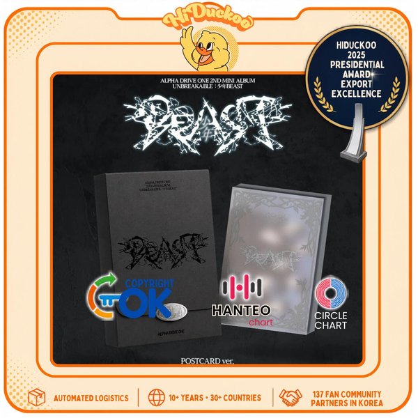 Alpha Drive UNO (2DO MiniÁLbum) - Irrompible : Chico Bestia (VersióN Postal) Postcard Ver.-image