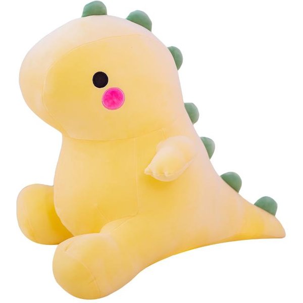 25 Cm Urocze Pluszowe Zabawki Dinozaury Super MięKkie KreskóWkowe Wypchane ZwierząTko Lalki Dinozaury Przytulanka Poduszka Do Spania WystróJ Domu 40CM-image