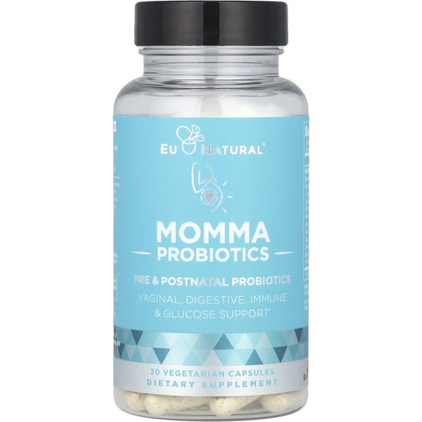 Eu Natural, ProbióTico Momma, ProbióTico Prenatal Y Postnatal, 30 CáPsulas Vegetales-image