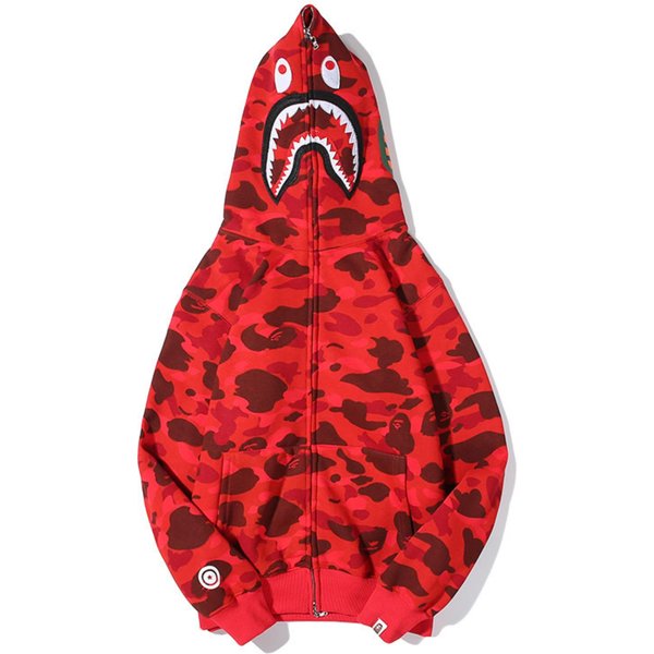 Sudadera Con Capucha Para Mujer Moda Suelta Chaqueta Sudadera Con Cremallera Xxxxxl Rojo-image