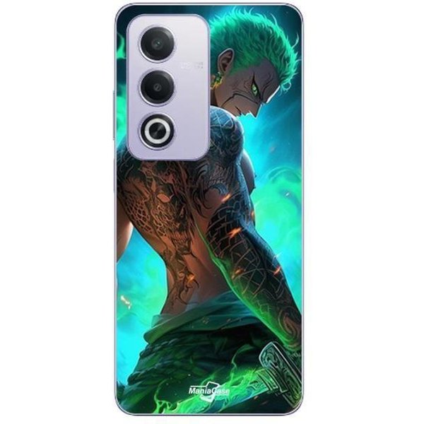 Coque Oppo A80 One Piece Zoro 3D Manga Anime Fanart Maniacase-image