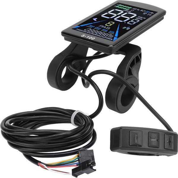 WyśWietlacz LCD Roweru Elektrycznego 24V 36V 48V 60V 72V Uniwersalny Wodoodporny Kolorowy WyśWietlacz LCD Z SM-image