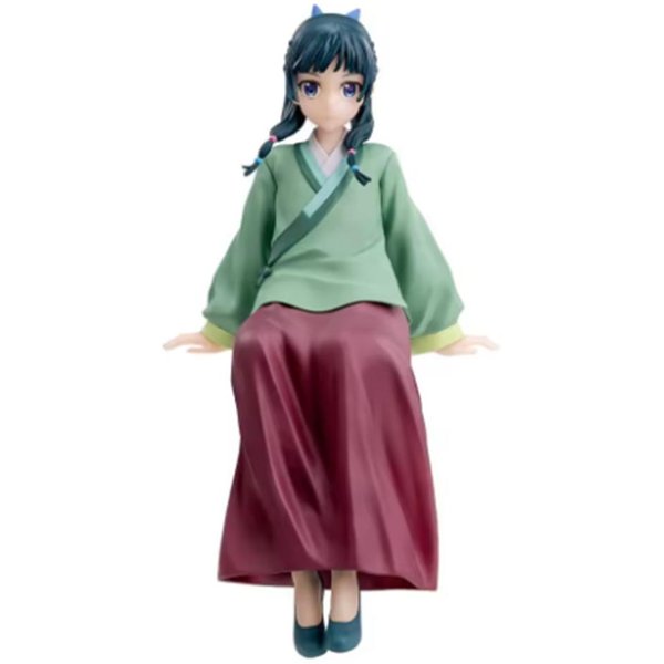 Anime PamięTniki Aptekarki Figurka 17Cm Maomi Figurka Akcyjna Model PVC Kawaii Dekoracja Samochodu Lalka Zabawki Dla Dzieci Prezent ŚWiąTeczny Gray-image