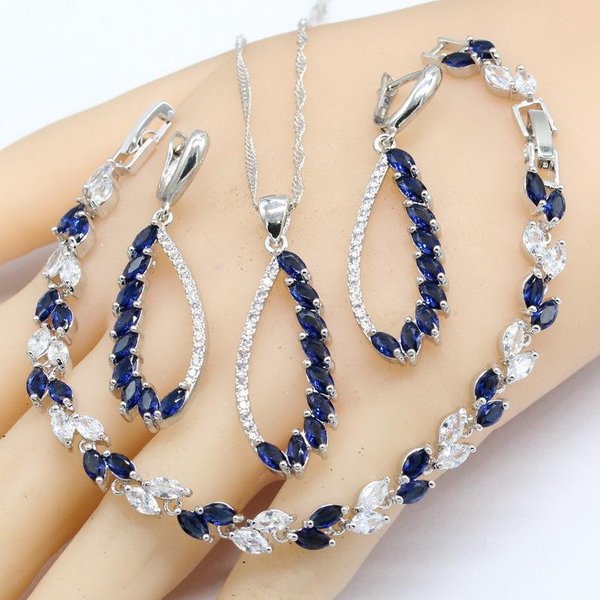 Europa Y Estados Unidos Elegantes Joyas De Circonita AAA Pendientes Anillos Collar Moda Novia Boda Cena CombinacióN Beige-image