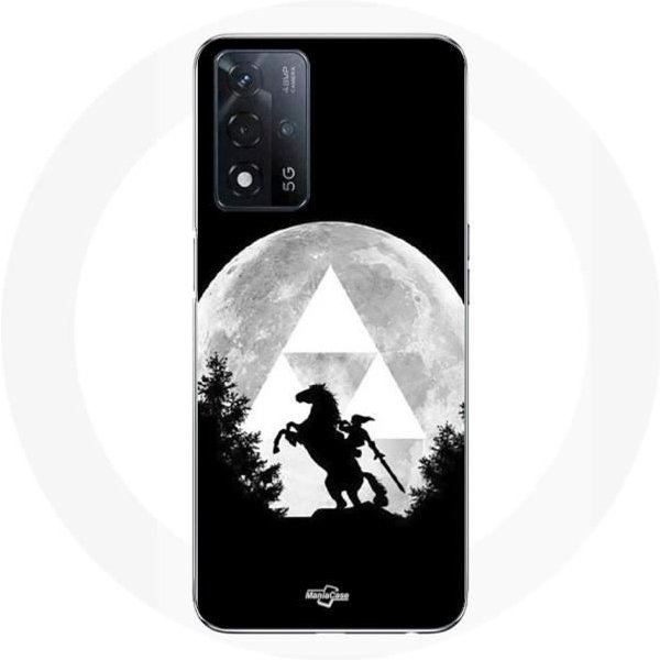 Coque Maniacase Pour Oppo A93S 5G Legend Of Zelda Lune Negro-image
