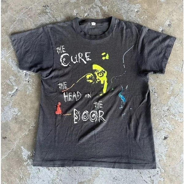 Camiseta De The Cure, Camiseta The Cure The Head On The Door Unisex S-5XL Camiseta Unisex Xxxxl Black-image