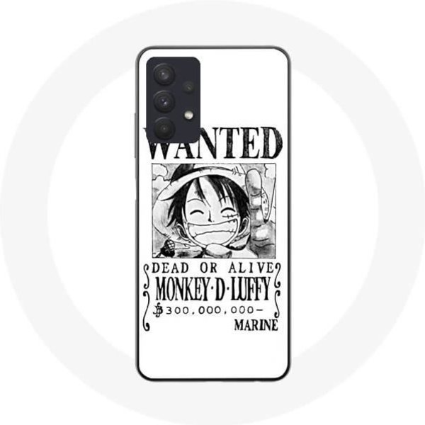 Coque Maniacase Pour Samsung Galaxy A32 4G One Piece Manga Affiche De Recherche Blanche Blanco-image