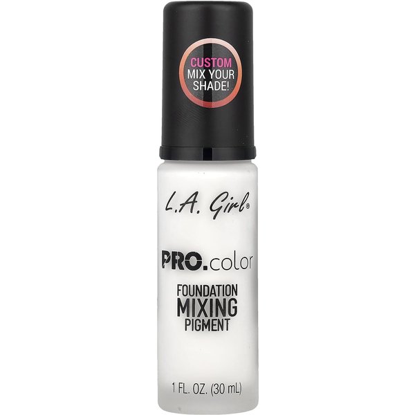 La. Girl, Pro.Color Pigmento Mezclador De Base, GLM711 Blanco, 30Ml (1 Onza LíQuida)-image