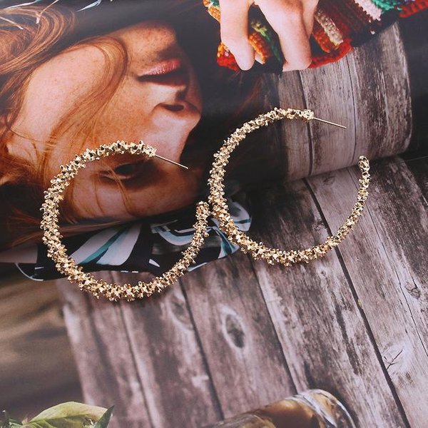 Nueva Tendencia De Moda, Pendientes Redondos Exagerados Elegantes Y Delicados De Perlas, Alta JoyeríA Para Mujer, Regalo De Fiesta De Baile Y Cena, Venta Al Por Mayor-image