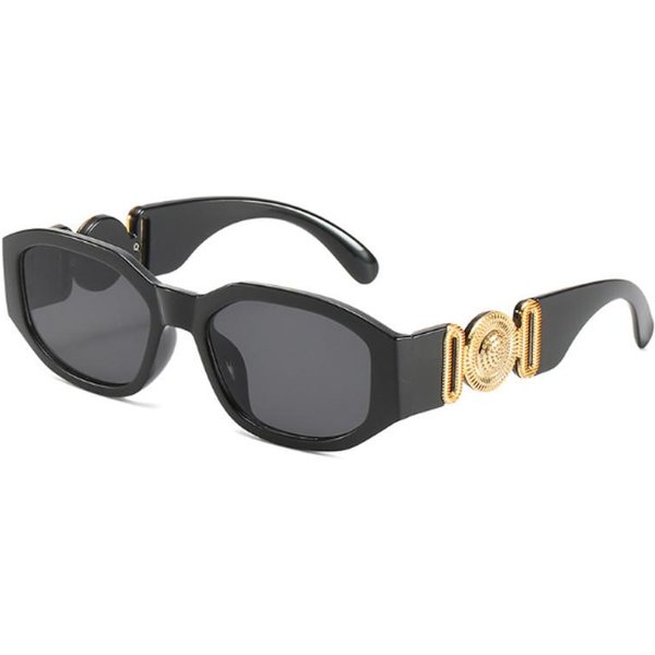 Gafas De Sol Vintage De DiseñAdor Para Mujer Cuadradas Retro Marco PequeñO Negro Espejo Gafas De Sol De Moda Gafas De Sol Other Gray-image