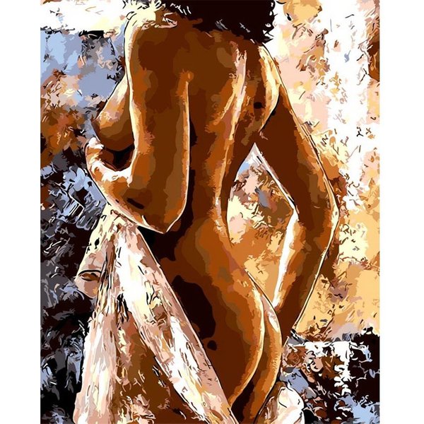 Pintura De Diamantes 5D Mujeres BañáNdose Completas Bordado De Diamantes Imagen De Mosaico Diamantes De ImitacióN Punto De Cruz 20X30CM-image
