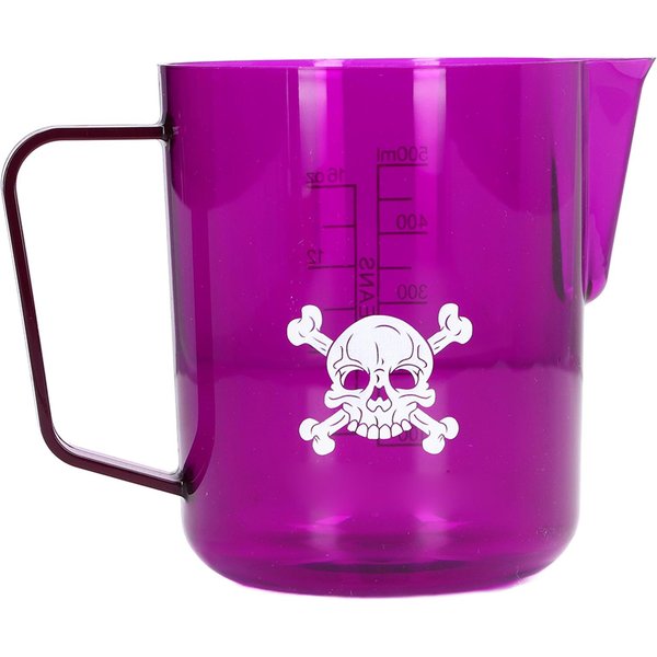 600Ml Dzbanek Do Spieniania Mleka Akrylowy Fioletowy Dzbanek Do Spieniania Mleka Do Kawy Do Domu Kawiarni L(For 6.5-9Kg) Purple-image