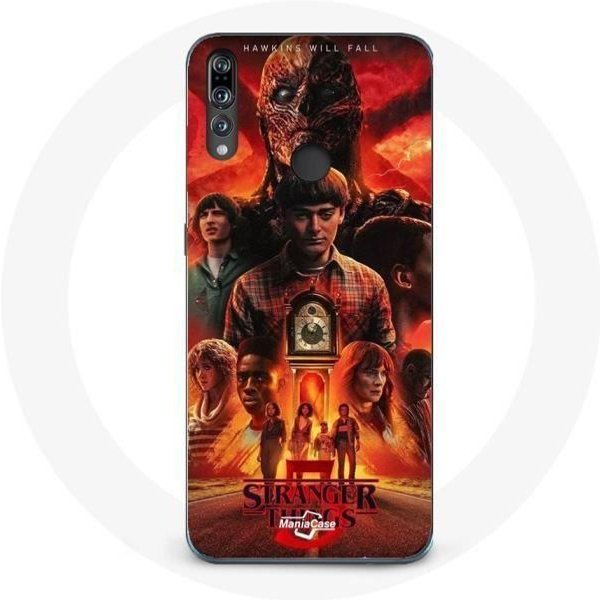 Funda Para Huawei P30 Lite - Maniacase - Stranger Things Temporada 5 - Flexible - Negra - Unisex-image