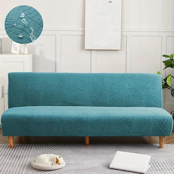 Protector Impermeable Para Sofá Cama Para Sala De Estar Protector De Sofá Plegable Sin Brazos Protector Acolchado EláStico Para Sofá Protector De Funda EláStica Para SillóN De Acento M 160-190CM-image