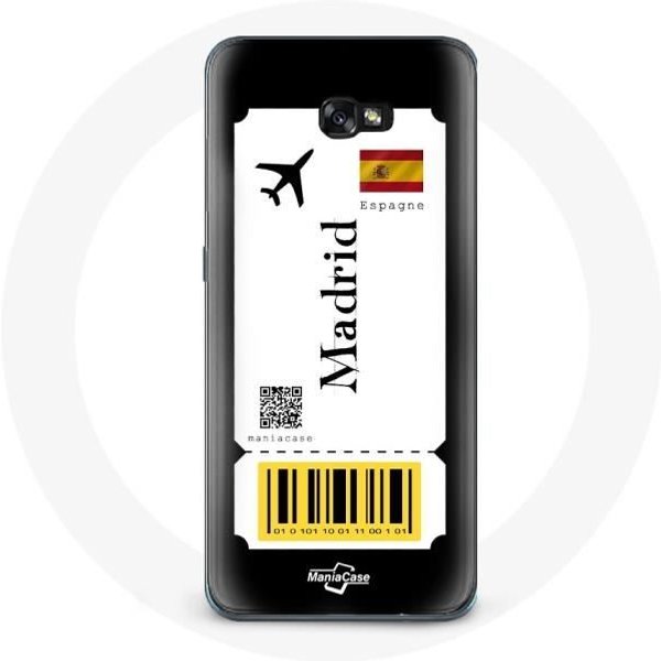 Funda Para Samsung Galaxy A5 2016 Billete De AvióN Madrid EspañA-image