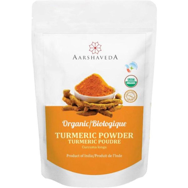 CúRcuma Molida (200 G), Polvo De CúRcuma OrgáNico, Aarshaveda 3X200G-image