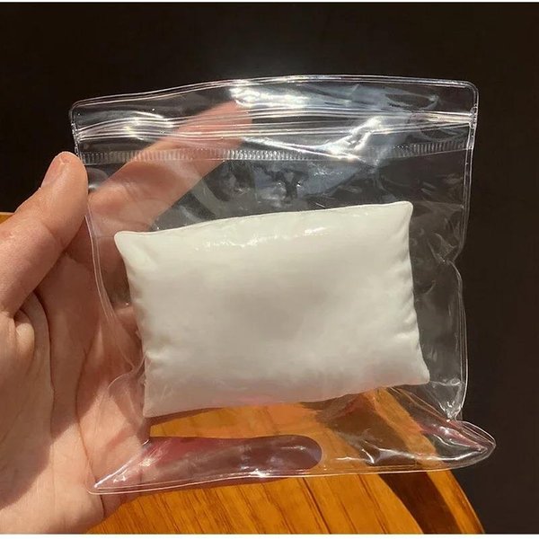 Mini Pikowana Poduszka Silikonowa Zabawka Squishy MięKka Galaretka ŚCiskana Zabawka Fidget Powoli PodnosząCa OdstresowująCa Zabawka Na Biurko Prezent Dla Dzieci NastolatkóW Gray-image