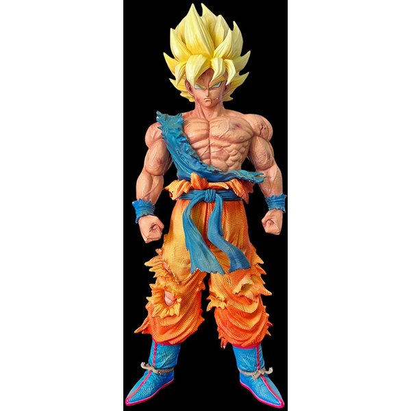 Dragon Ball Z Figurka Son Goku Super Saiyan Goku Figurka Akcji PVC Statua Ozdoba Na Biurko Model Kolekcjonerski Zabawki Prezent With Box-image