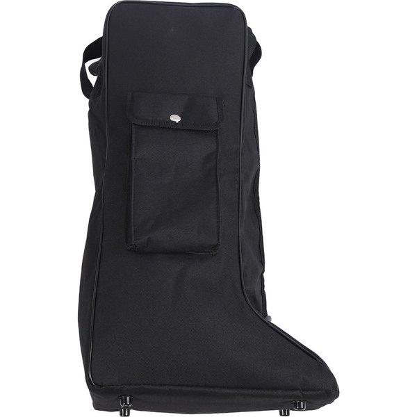 Torba Na Buty Z Uchwytem Tkanina Oxford I SkóRa Czarna Wodoodporna PrzenośNa Torba Do Przechowywania ButóW Na Buty Kowbojskie, Buty śNiegowe-image