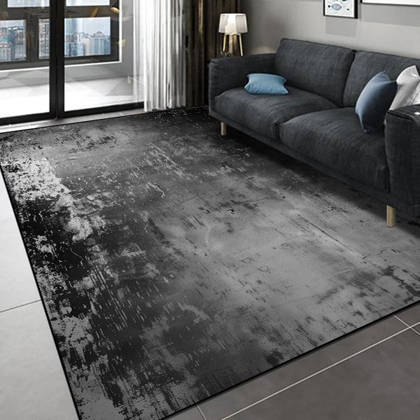 Alfombra Abstracta Moderna Para DecoracióN De SalóN Alfombra Grande Para ÁRea Sofá Mesa De Centro Felpudo Lateral Antideslizante Lavable Para Dormitorio 80*160Cm-image