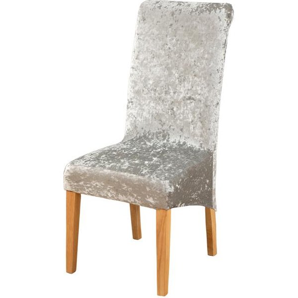 Pokrycie KrzesłA Z Wysokim Oparciem W Rozmiarze Xl ZłOte BłYszcząCe Aksamitne Elastyczne Pokrowce Na KrzesłA Do Jadalni Bankiet Weselny Elastan Home Decor Case Xlarge(60-75Cm)-image