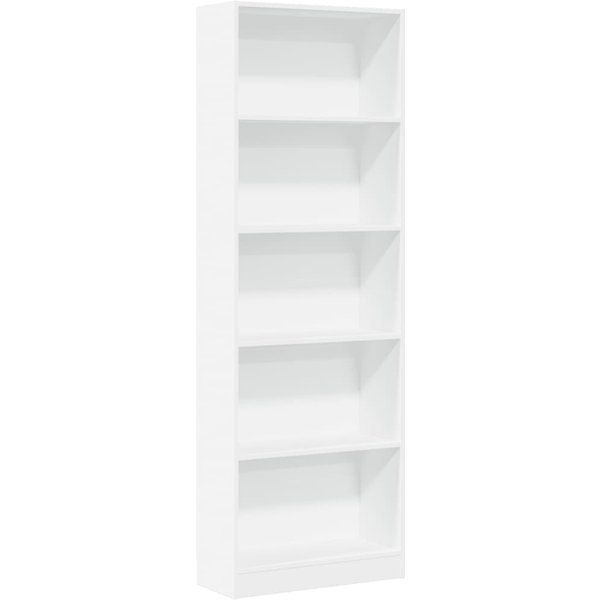 EstanteríA Blanca 60 X 24 X 176 Cm Tablero De PartíCulas-image