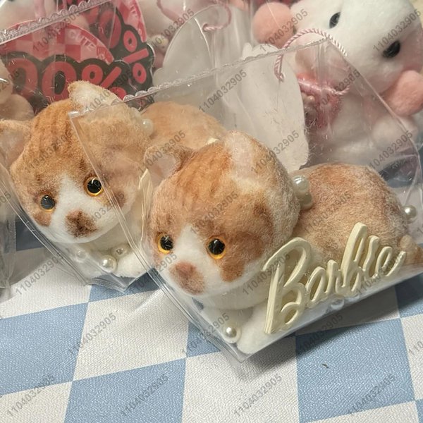Uroczy Kotek Taba Squishy MięKki Kot Zabawka Fidget OdstresowująCa ŚMieszna Nowość Zabawka Dla Dzieci Prezent Antystresowe Zabawki Dla Dziewczynek Beige-image