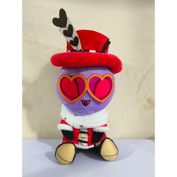 MuñEco De Peluche Hazbine Valentino Vox De 28 Cm MuñEca Rellena Hotel Anime Juguetes De Peluche Valentino MuñEca Almohada Decorativa Coleccionable Regalos-image