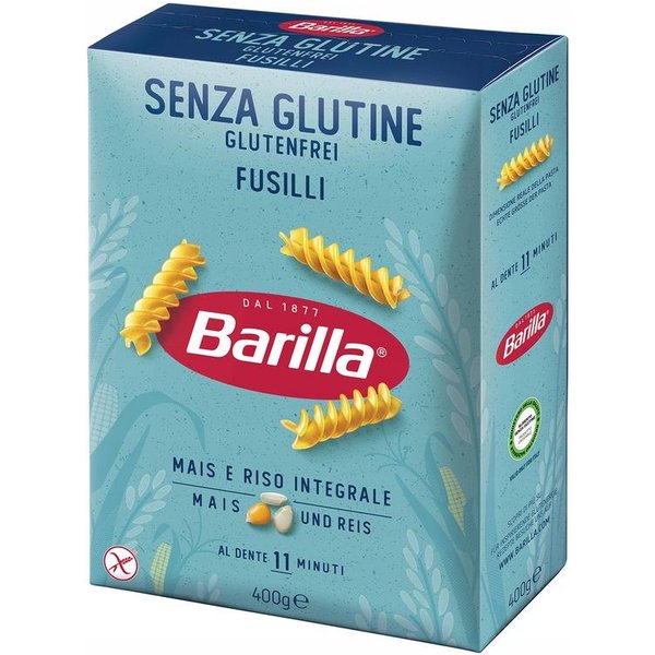 Pasta Sin Gluten Barilla Fusilli 400G Italiana-image
