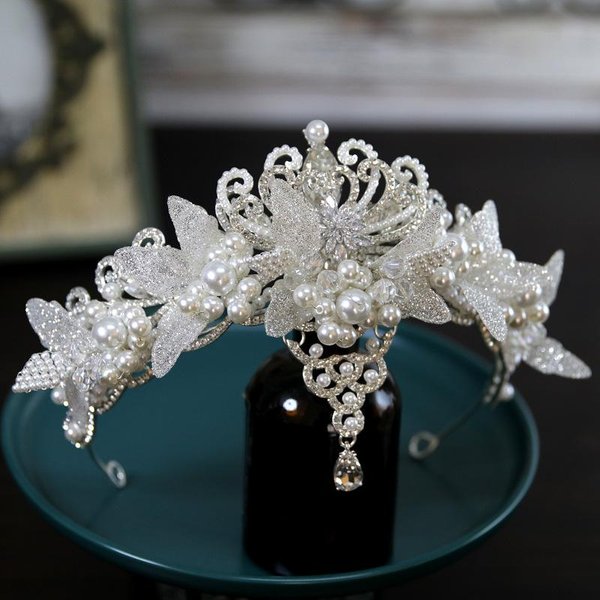 Nueva Tiara Corona De Novia Super Hada Estilo Coreano Corona De Cristal Tiara Accesorios Para El Cabello Accesorios Principales De Boda-image